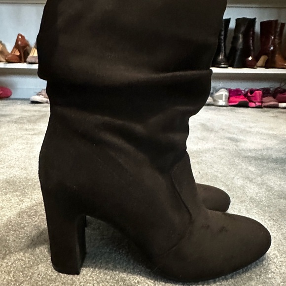 Jessica Simpson black suede booties 7.5 - Picture 3 of 6